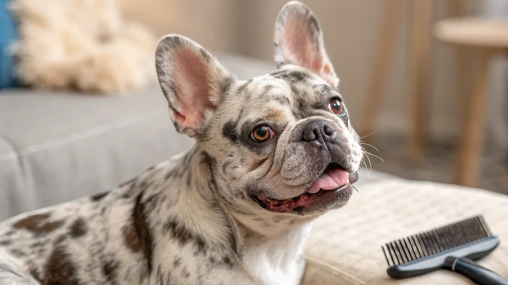 long haired french bulldog