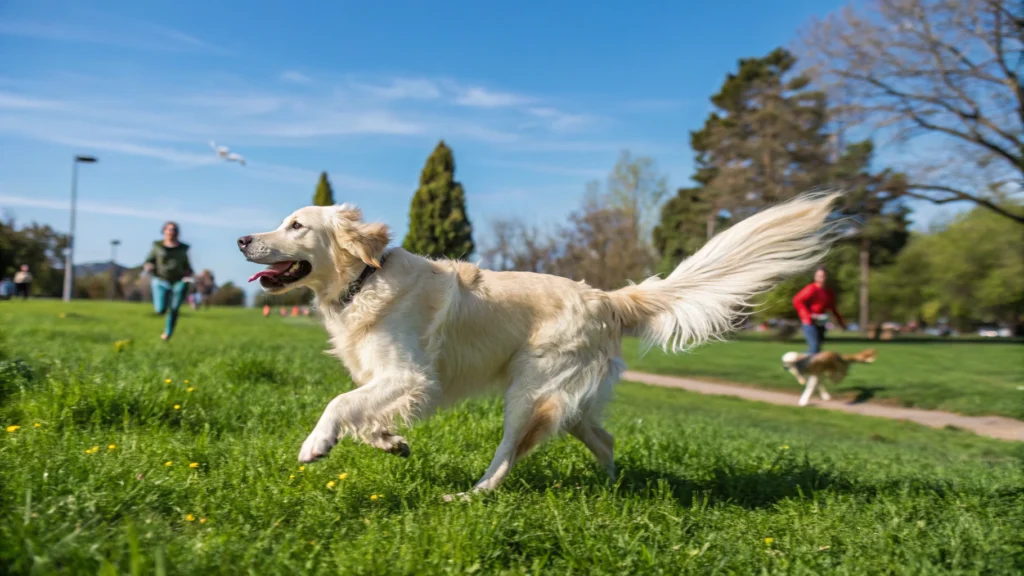 english cream golden retriever
