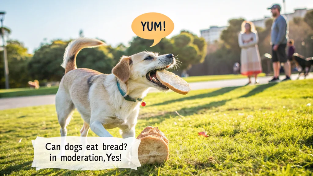 can dogs eat bread