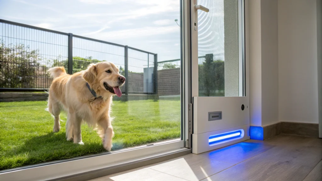 dog and door