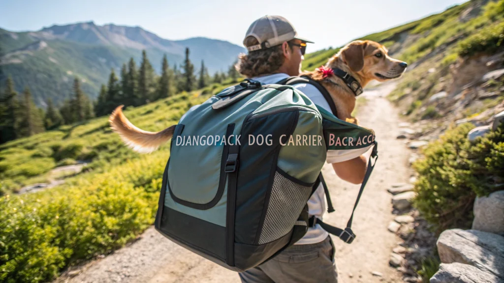 dog and carrier