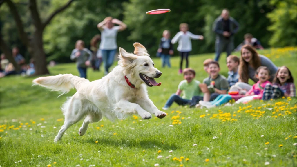 white golden retriever