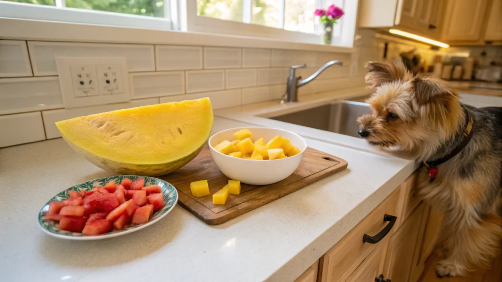 yellow watermelon