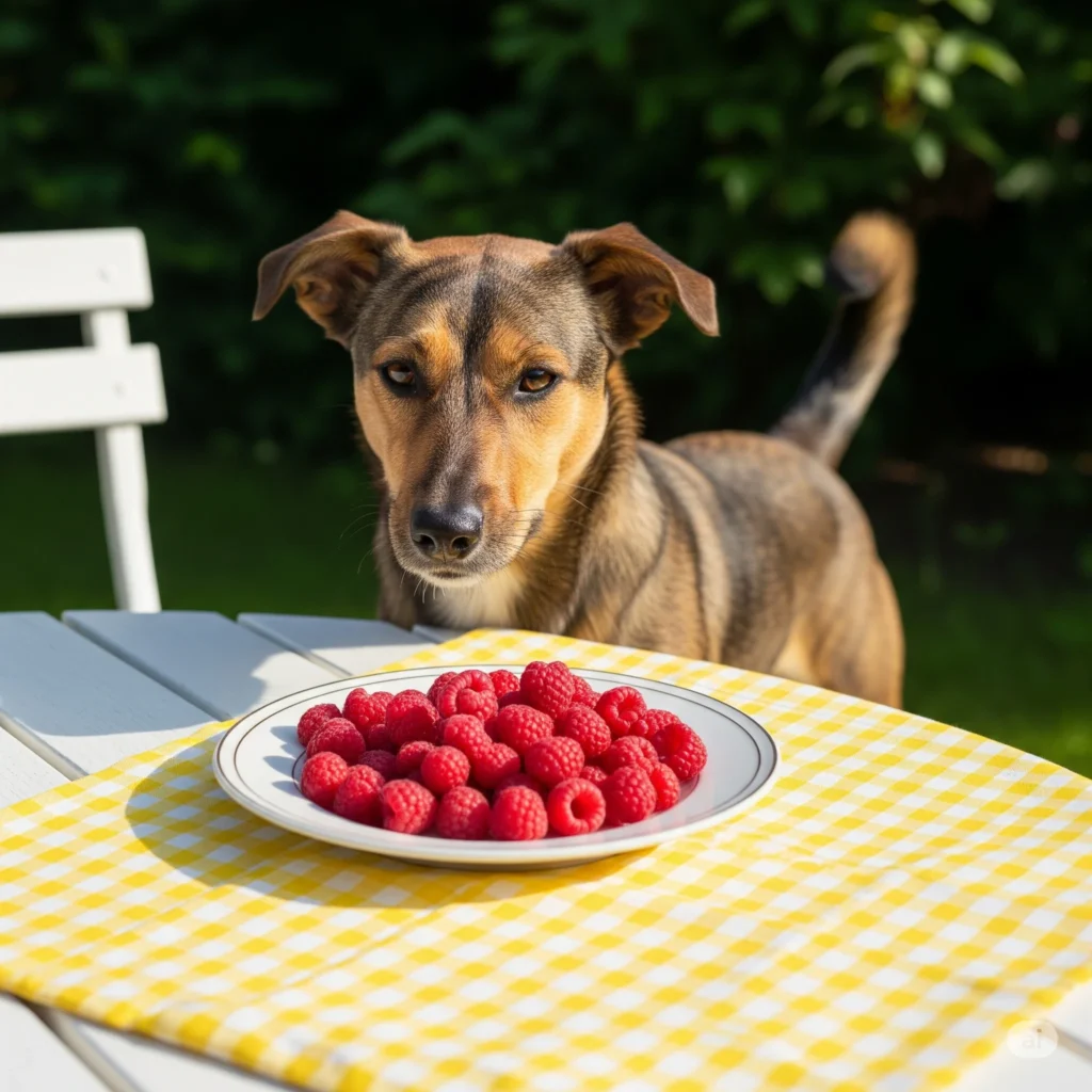 can dogs have raspberries