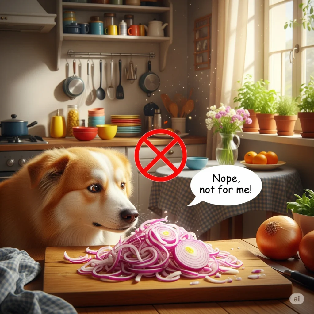 can dogs eat onions