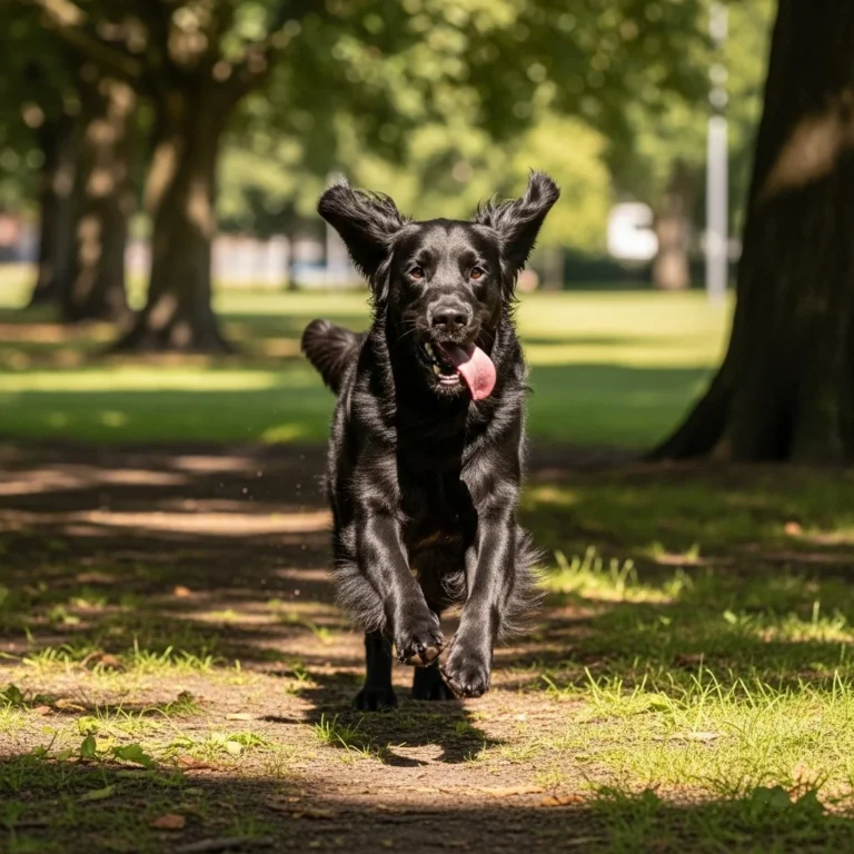 black golden retriever