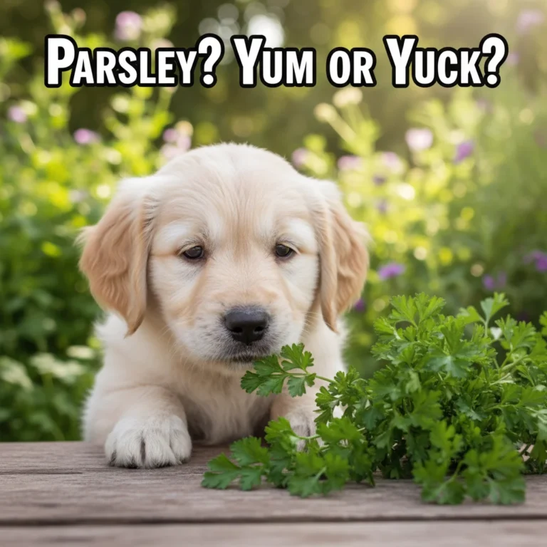 can dogs have parsley
