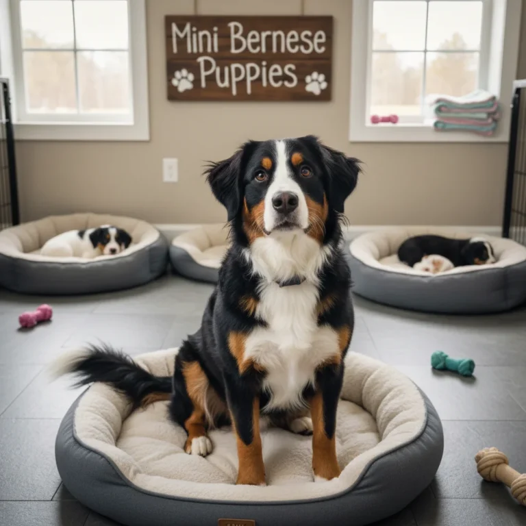 mini bernese mountain dog