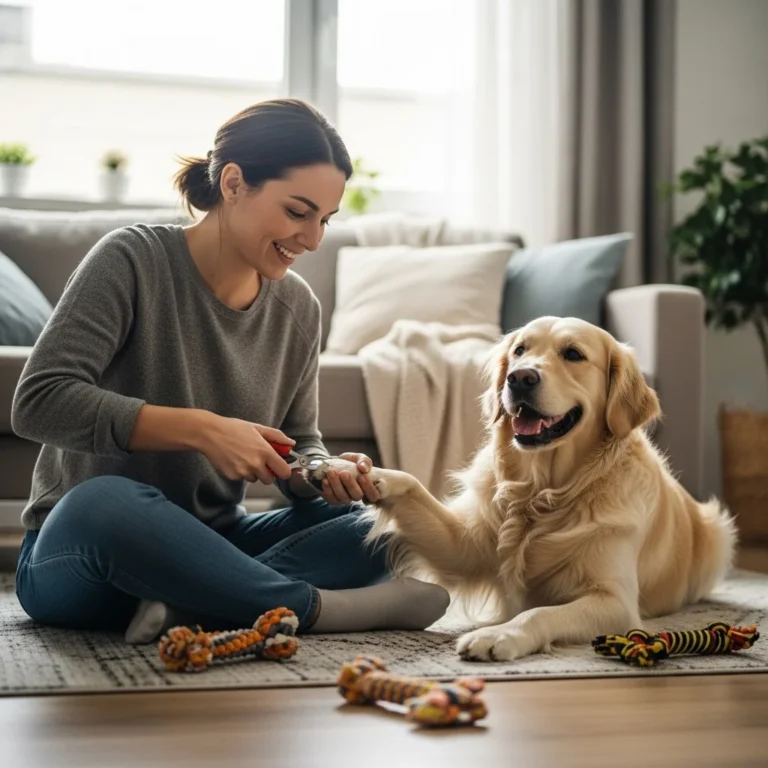 how to trim dog nails