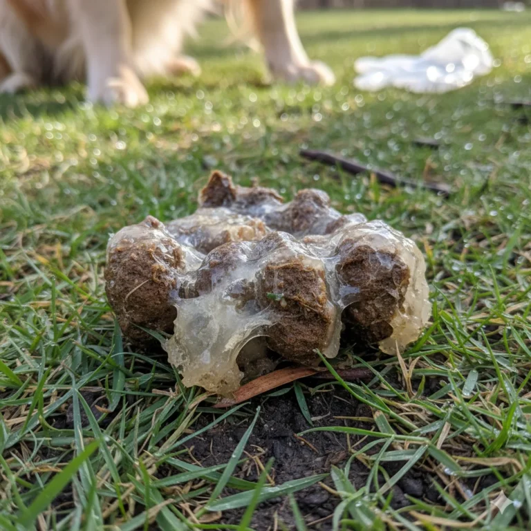 mucus in dog poop