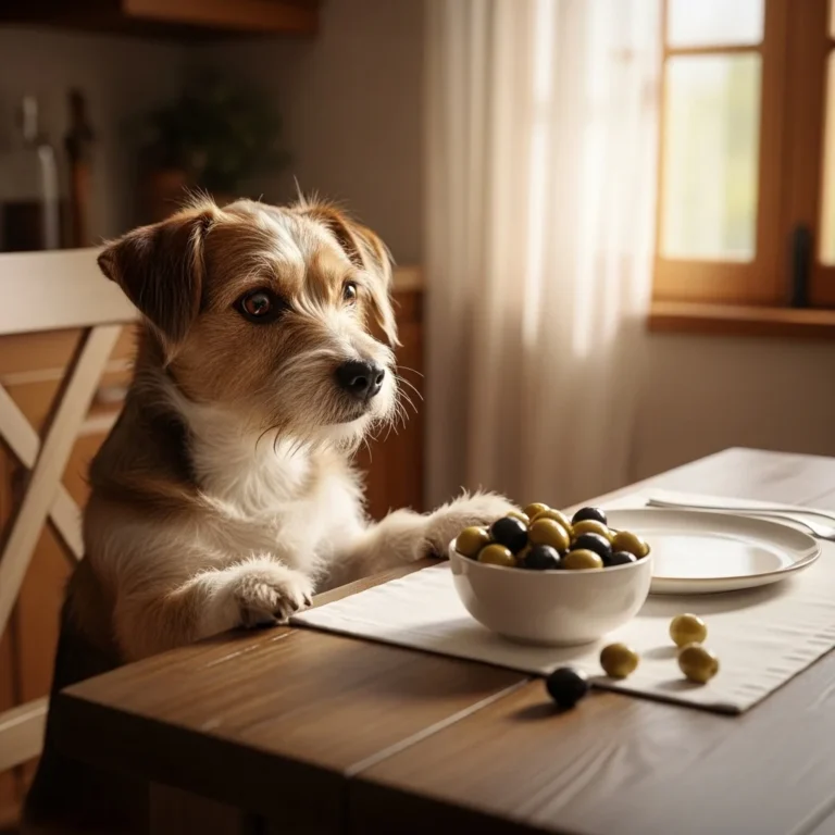 can dogs eat olives