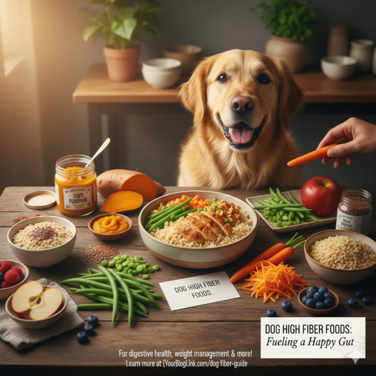 dog high fiber foods