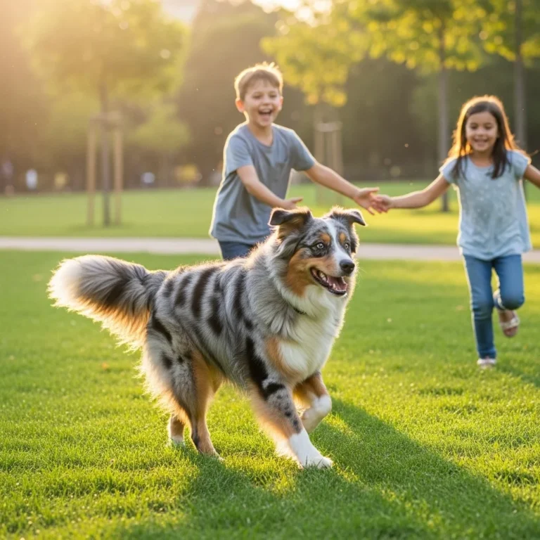 blue merle australian shepherd