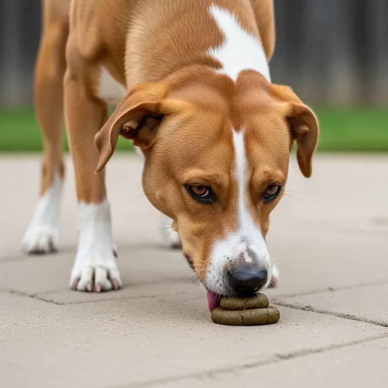 why do dogs eat poop