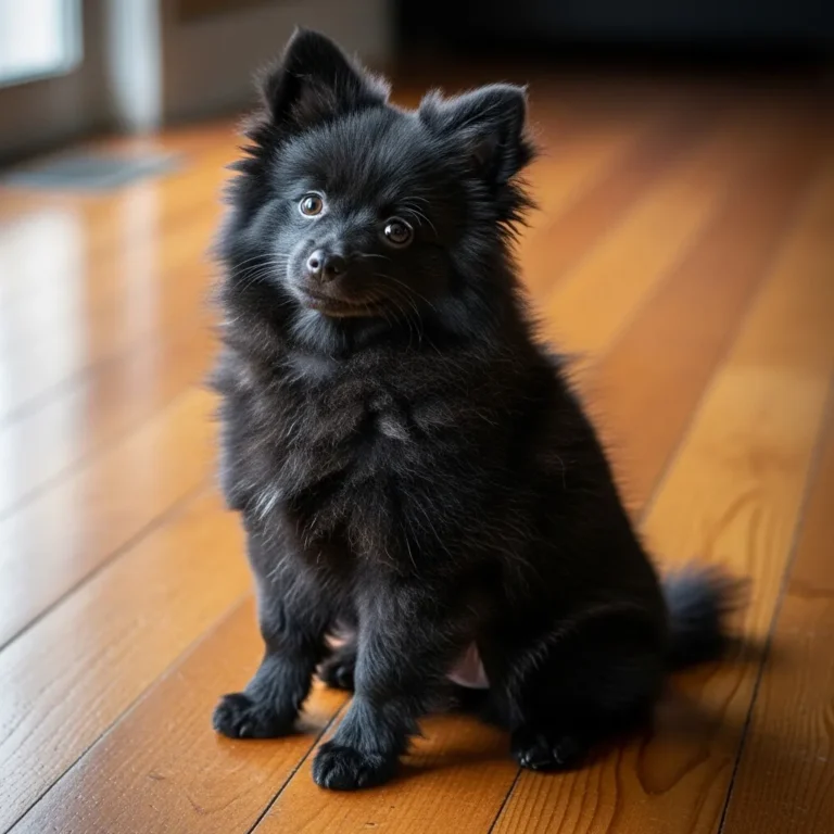 black pomeranian
