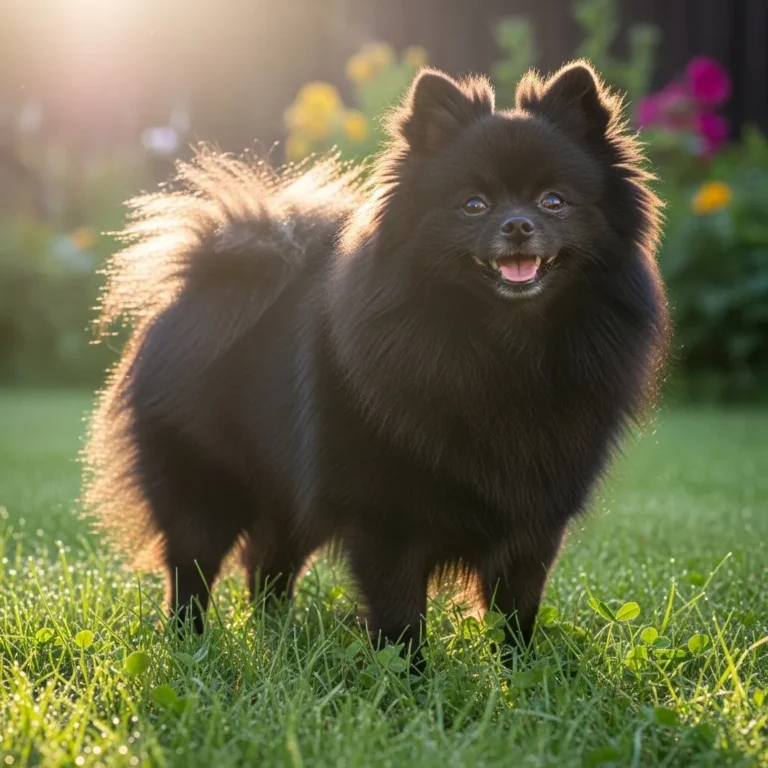 black pomeranian
