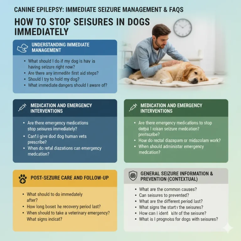 how to stop seizures in dogs immediately