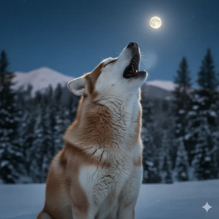 dog howling