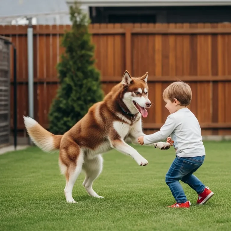brown husky